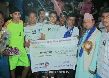 बेलका नगरमा सम्पन्न चौथो मेयर कपको उपाधी बेलका २ अजम्बरिलाई