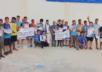 बेलका नगरपालिकामा बेलका नगर स्तरीय प्रथम मेयर कप ब्याड्मिन्टन प्रतियोगिता सम्पन्न। फोटो फिचर