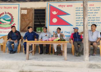 शिक्षा, बिज्ञान तथा प्रविधि मन्त्री माननीय अशोक राई द्वारा बेलकाको २ वटा बिधालयको अवलोकन।