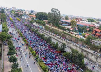 शिक्षक आन्दोलनको दोस्रो दिन : आज पनि माइतीघर-बानेश्वर क्षेत्र अस्तव्यस्त