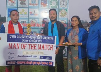 आयोजकलाई हराउदै कोसी प्रदेश पुलिस सेमिफाइनलमा प्रवेश, भोलिबाट सेमिफाइनल हुने।