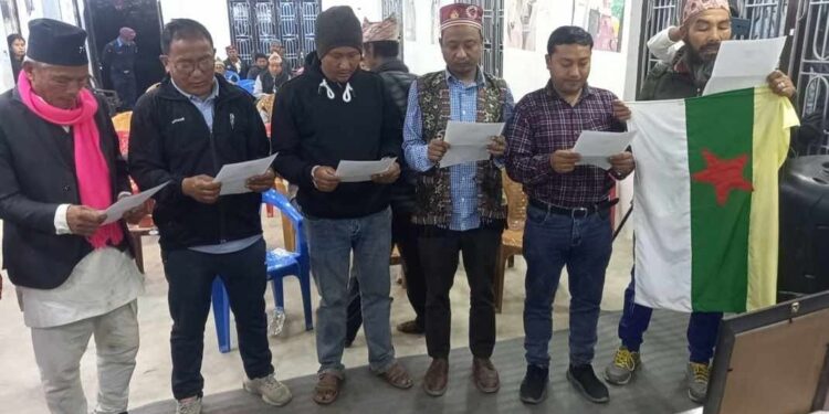 आदिवासी जनजाति महासंघ बेलका नगरको दोस्रो अधिबेशन सम्पन्न, अध्यक्षमा जित ब. मगर।