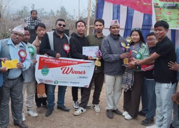 भचुवा मिनि गोल्ड कपको उपाधी सुनसरीलाई, दोस्रो सुनाखरी क्लब।