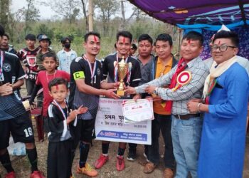 प्रथम किराँत चोक कपको उपाधी बुद्ध एकता क्लबलाई