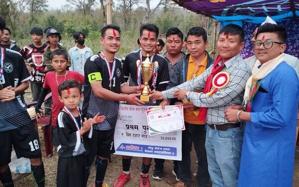 प्रथम किराँत चोक कपको उपाधी बुद्ध एकता क्लबलाई