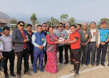 प्रथम बुद्ध मिनि गोल्ड कप को उद्घाटन।