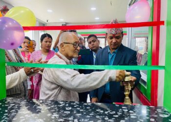 सहयोगी साकोसको नयाँ कार्यकक्षको उद्घाटन।