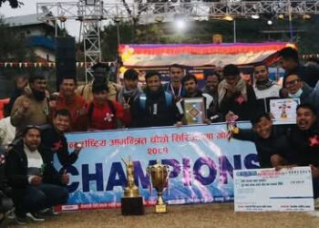 सिरिजंगा गोल्डकप उदयपुरलाई