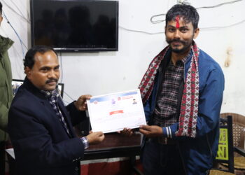 बेलका ९ को वडाध्यक्षमा माओवादीका भरत निर्वाचित