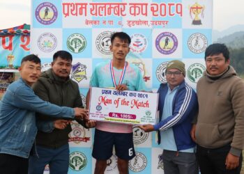 बराहक्षेत्र fc प्रथम यलम्बर कपको सेमिफाइनलमा