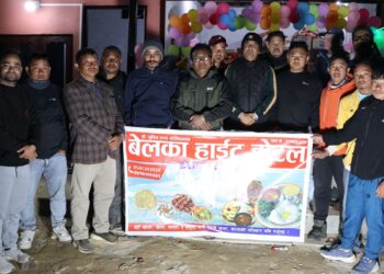 बोप्ताङमा बेलका हाइट होटलको उद्घाटन