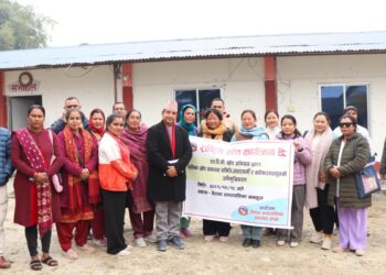 बेलकामा एच.पि.भी. खोप अभियान अभिमुखीकरण कार्यक्रम सम्पन्न ।