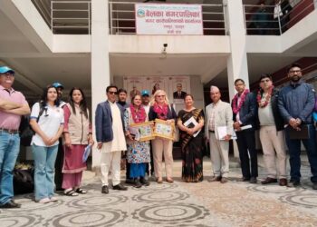 बेलकामा फ्रान्सेली राजदुत भर्जिनी कार्टेभललाई स्वागत