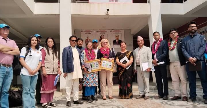 बेलकामा फ्रान्सेली राजदुत भर्जिनी कार्टेभललाई स्वागत
