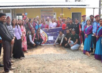 सेनिटरी प्याड रिफ्रेशमेन्ट सेन्टर तथा स्तनपानकक्ष र बालमैत्री सूचना सिकाई केन्द्रको उदघाटन।