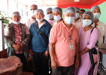 मासु काटेर बिक्री गर्ने व्यवसायीका लागि स्वच्छता सम्बन्धी तालिम