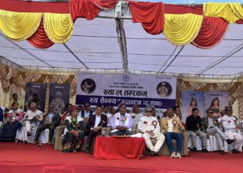 तार्केश्वर नगरपालिकाको साङलामा खालिङ राईको सामुदायिक ‘ख्या:ल् तम्रकम’ चुला घर उद्घाटन