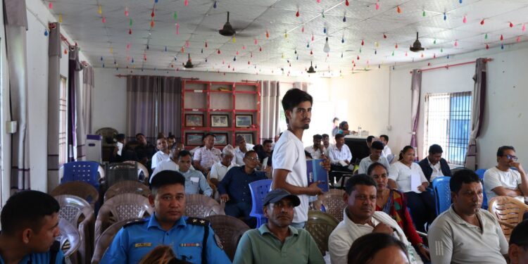 बेलका नगरपालिकाले आर्थिक बर्ष २०८१/८२ को सार्वजनिक सुनुवाई कार्यक्रम सम्पन्न