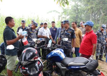 भाइरल बोप्ताङ डाँडामा सरसफाइ