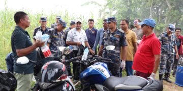 भाइरल बोप्ताङ डाँडामा सरसफाइ