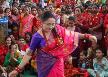 बेलकामा तीज विशेष नृत्य प्रतियोगिता भव्य रूपमा सम्पन्न