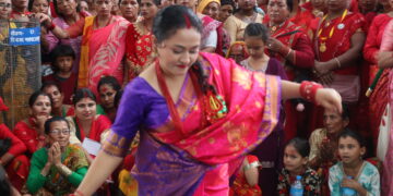 बेलकामा तीज विशेष नृत्य प्रतियोगिता भव्य रूपमा सम्पन्न