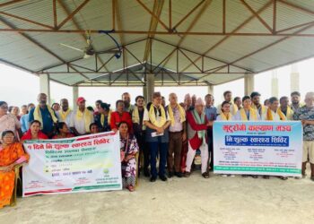 सहयोगी साकोस संस्थाको आयोजनामा १ दिने नि:शुल्क स्वास्थ्य शिविर सप्पन्न