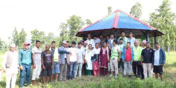 समावेशी पार्कमा एमालेको सरसफाइ तथा गोडमेल कार्यक्रम सम्पन्न