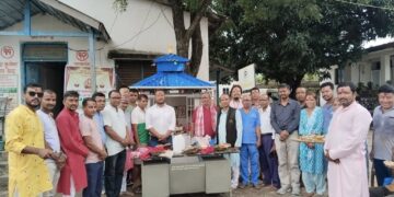 बेलका नगर अस्पताल परिसरमा गणेश मन्दिरको उद्घाटन