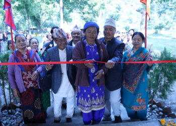 कमलावारीमा साकेला स्मृति मञ्चको उद्घाटन एवं हस्तान्तरण