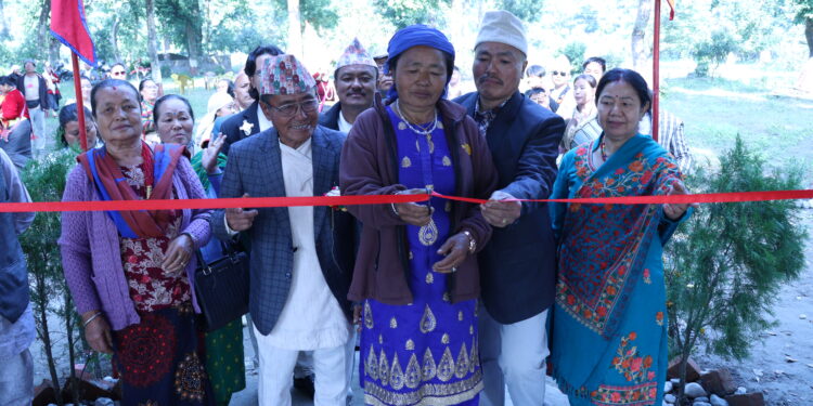 कमलावारीमा साकेला स्मृति मञ्चको उद्घाटन एवं हस्तान्तरण