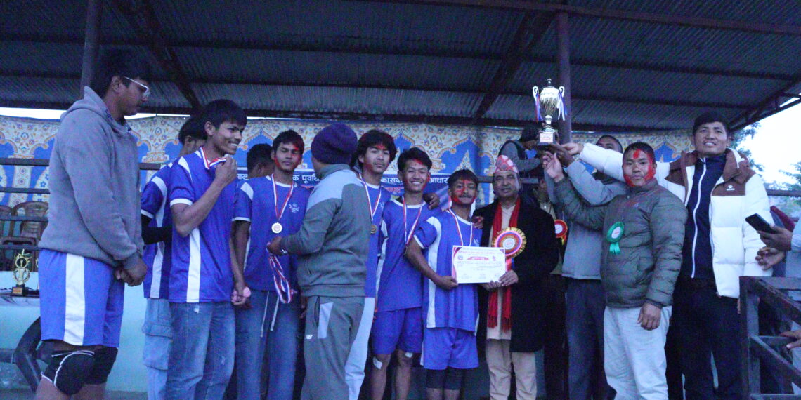 बेलकामा प्रथम मेयर–उपमेयर रनिङ शिल्ड: जनता नमुना मावि गुरुङचौरी प्रथम