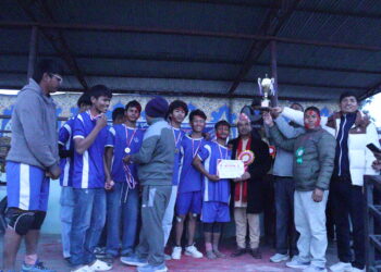 बेलकामा प्रथम मेयर–उपमेयर रनिङ शिल्ड: जनता नमुना मावि गुरुङचौरी प्रथम