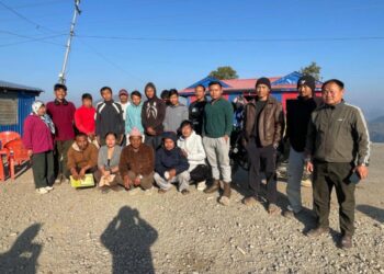 हर्क साम्पाङ नेतृत्वको श्रम संस्कृति पार्टीको बेलका-७ मा संगठन विस्तार