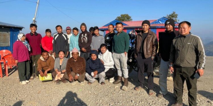 हर्क साम्पाङ नेतृत्वको श्रम संस्कृति पार्टीको बेलका-७ मा संगठन विस्तार