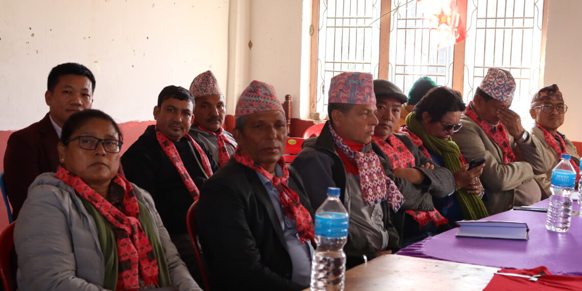 बेलकामा नेपाली कम्युनिस्ट पार्टीको एकता सन्देश सभा सम्पन्न