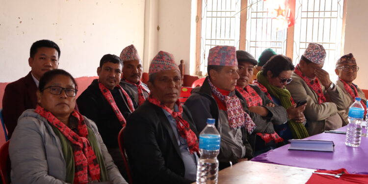 बेलकामा नेपाली कम्युनिस्ट पार्टीको एकता सन्देश सभा सम्पन्न