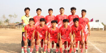 पाँचौँ मेयर कप फुटबल प्रतियोगिता २०८२ पहिलो सेमीफाइनलमा वडा नम्बर ९ फाइनलमा