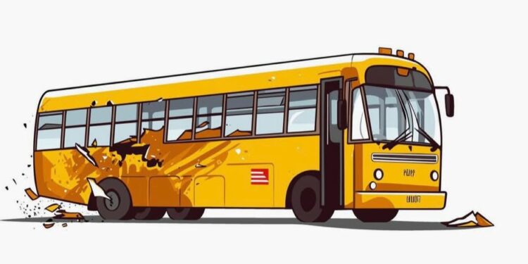 बेलकामा गुडीरहेको स्कुल बसबाट खस्दा ९ वर्षीय बालकको मृत्यु