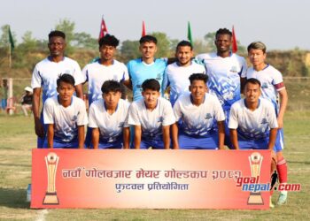 नवौं गोलबजार गोल्डकपको उपाधिका लागि ब्रदरहुड फुटबल क्लब उदयपुर र सलहेश युवा क्लब सिराहा भिड्दै