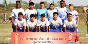 नवौं गोलबजार गोल्डकपको उपाधिका लागि ब्रदरहुड फुटबल क्लब उदयपुर र सलहेश युवा क्लब सिराहा भिड्दै