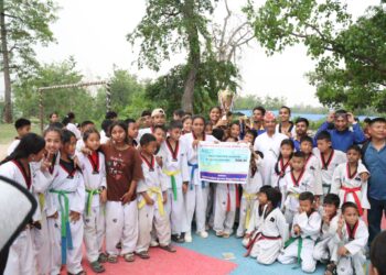 जिल्ला स्तरीय प्रथम मेयर कप तेक्वान्दो प्रतियोगिता २०८३ सम्पन्न