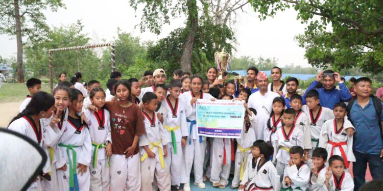 जिल्ला स्तरीय प्रथम मेयर कप तेक्वान्दो प्रतियोगिता २०८३ सम्पन्न