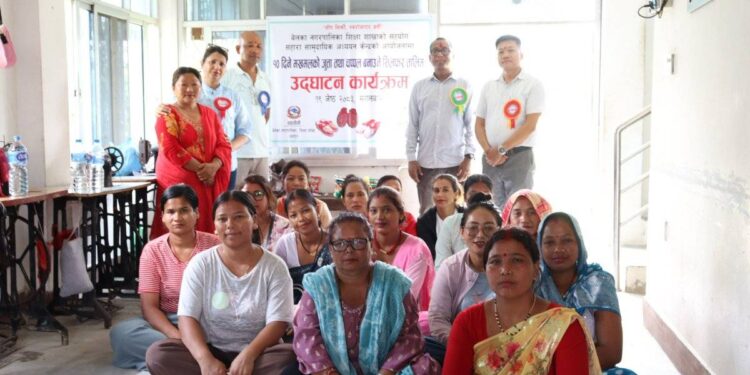 बेलकामा १० दिने जुत्ता तथा सिलफर चप्पल बनाउने तालिम सुरु